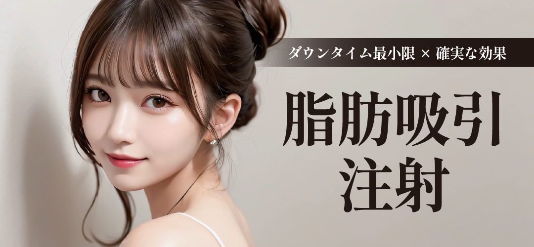 《ダウンタイム最小限×確実効果》脂肪吸引注射