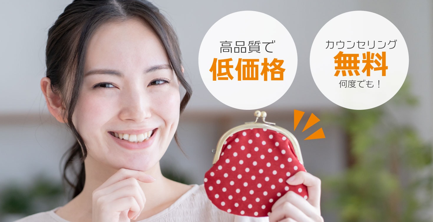 ③最大手だからこそできる「低価格」設定<br />
