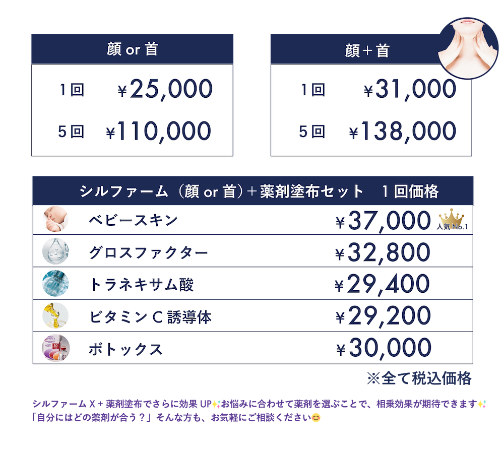 シルファームXの直後だからこそ。美容成分を、肌へプラス。