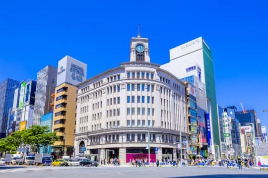 東銀座駅から徒歩30秒、銀座駅から徒歩2分の好立地