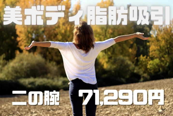 美ボディ脂肪吸引 二の腕:71,290円(税込)