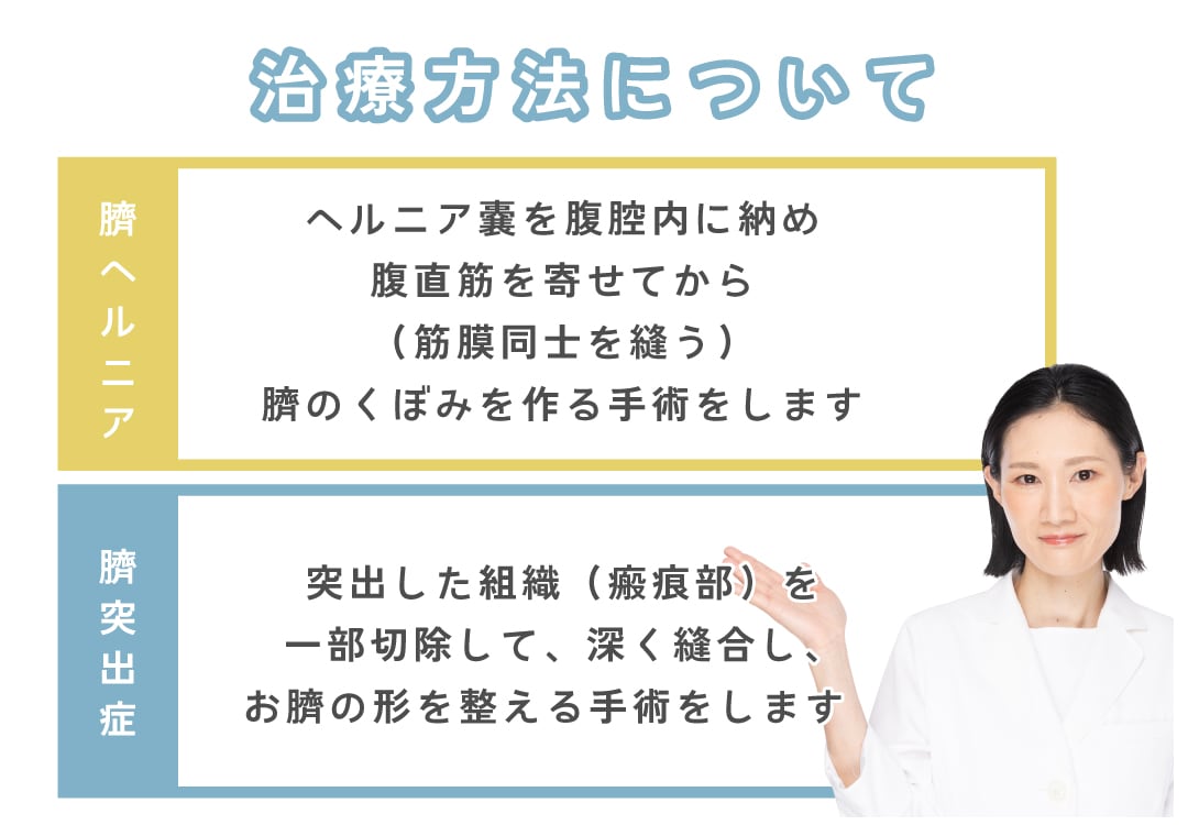 へそ形成は形成外科専門医にお任せ!