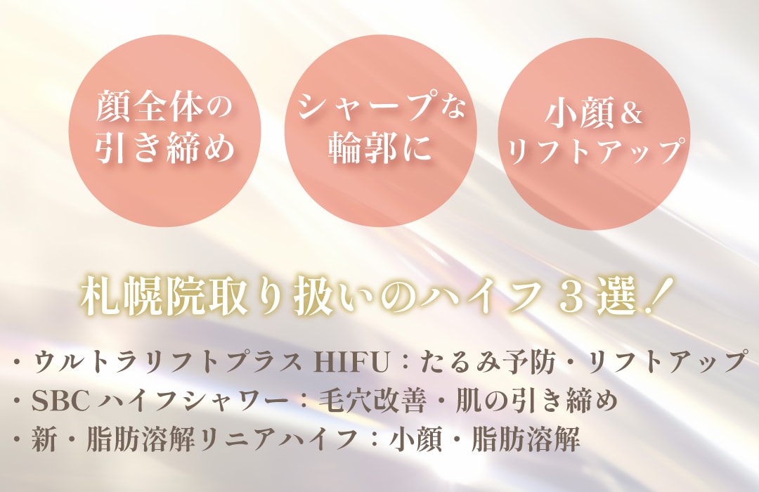 切らないリフトアップ治療『医療ハイフ』とは？