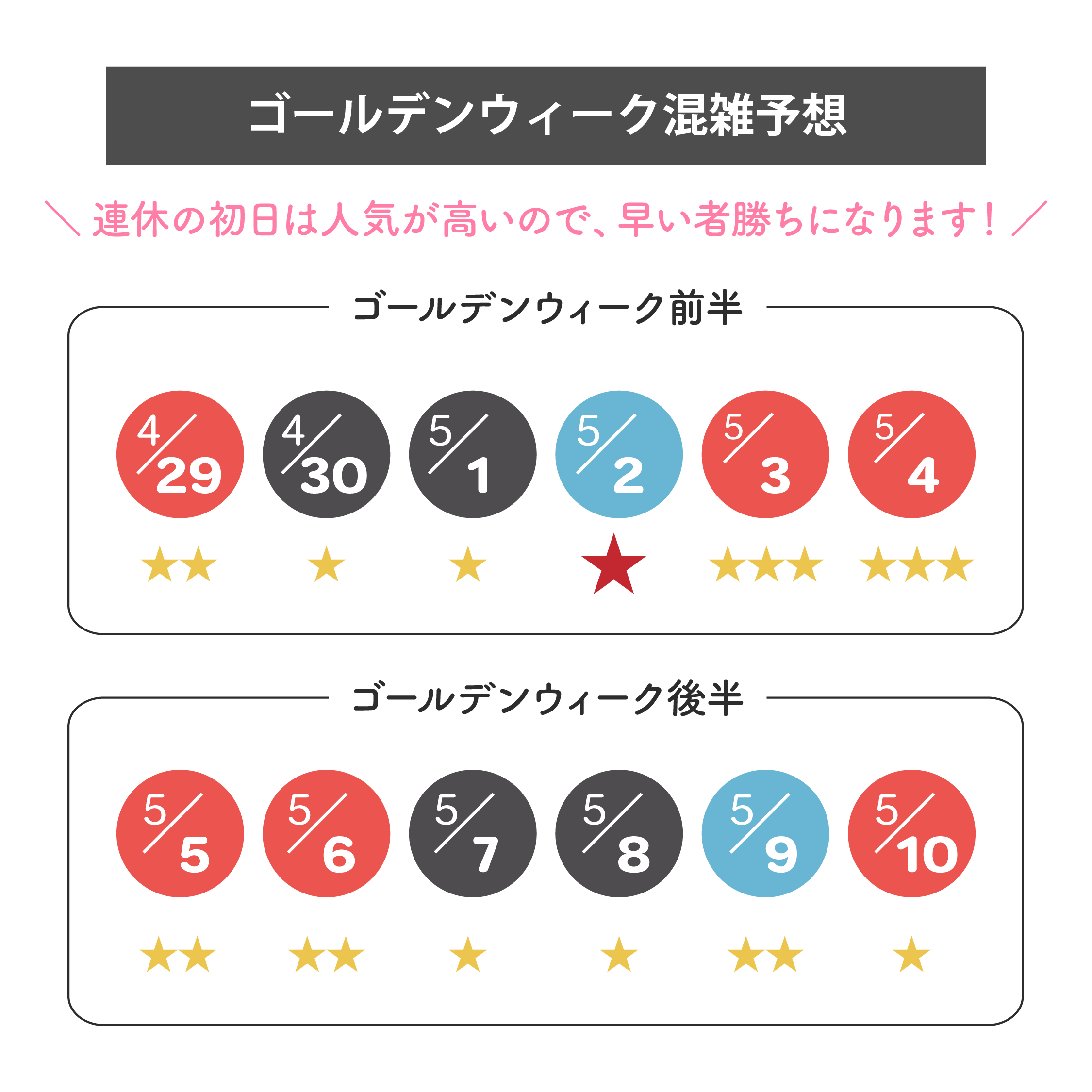 予約は早い者勝ちです！