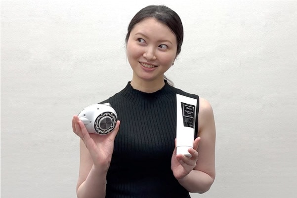 キャビスパを使用しているところを見せてもらいました