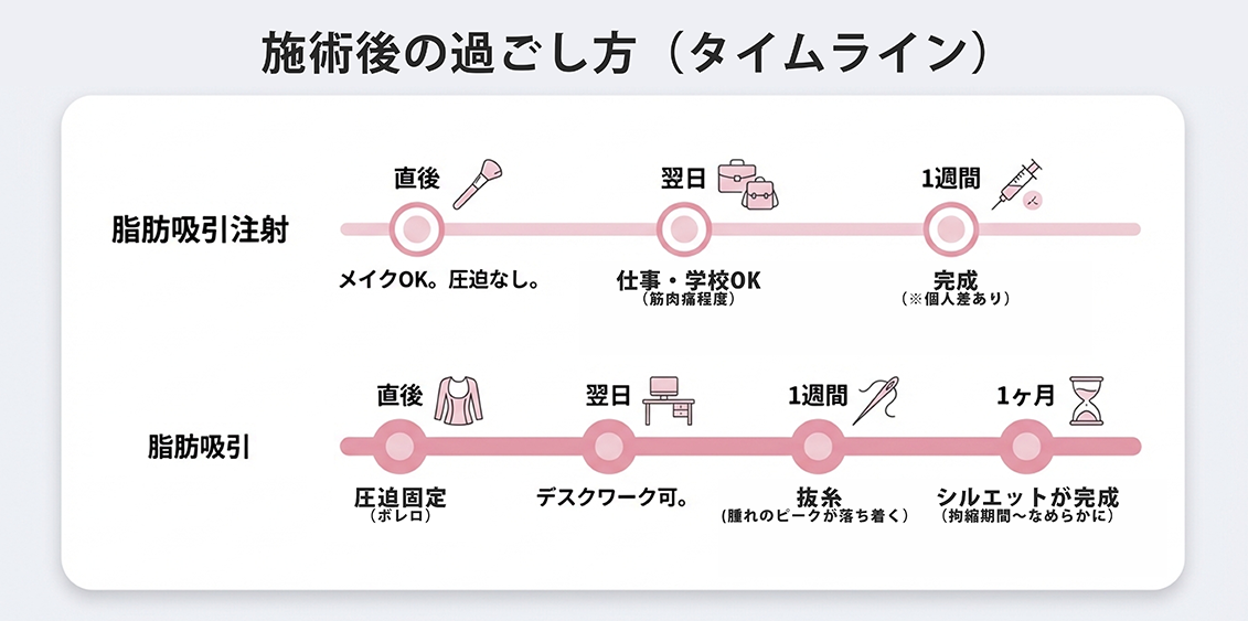 直後から「完成」までの過ごし方