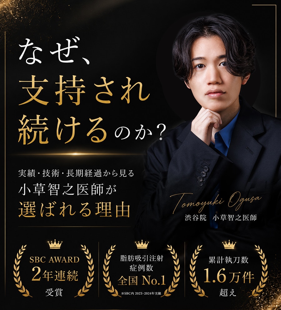 【メディア出演多数】小草智之医師が選ばれる理由