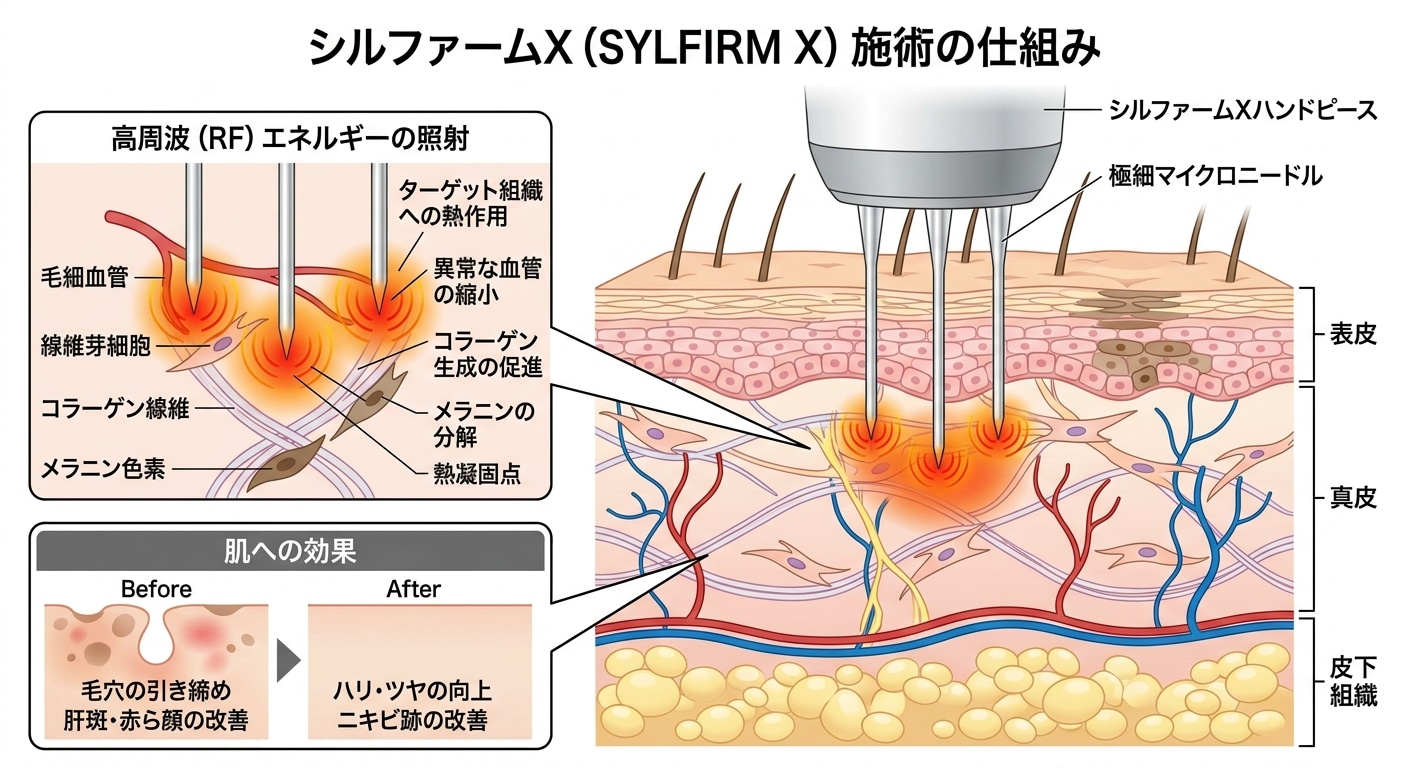 肌の奥深くに直接届く最新メカニズム