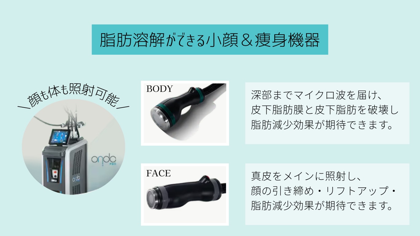 2種類のハンドピース