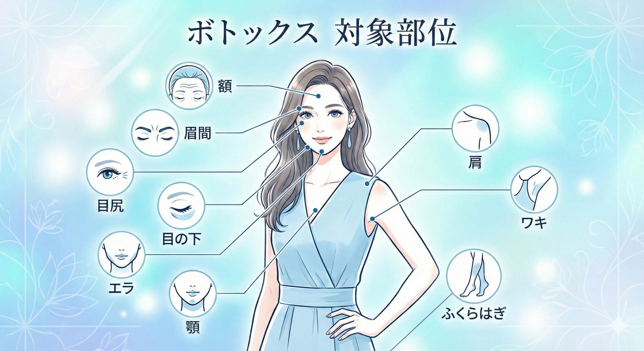 ボトックス対象部位一覧