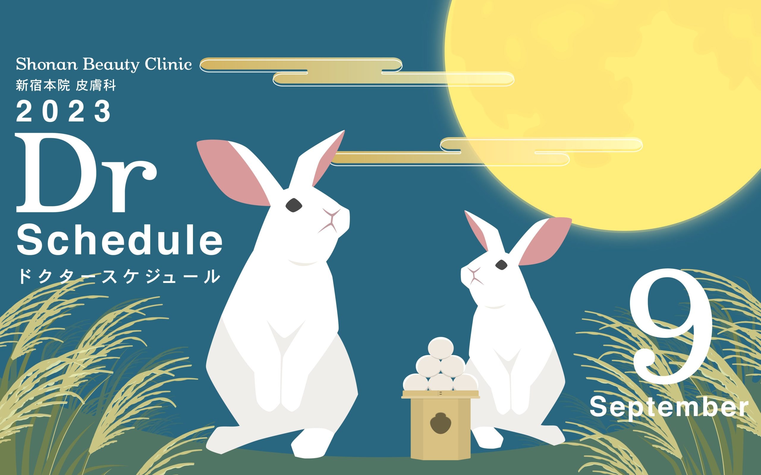 9月皮膚科Doctorカレンダー / 湘南美容クリニック新宿本院