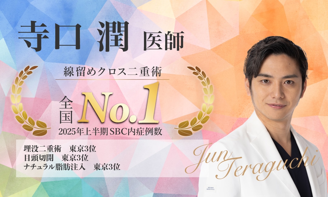 【似合わせ二重で大人気!東大卒イケメンドクター】<br />
- 寺口 潤医師 -<br />
