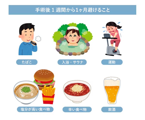 ダウンタイムを長引かせないためにはこれに気をつけよう！