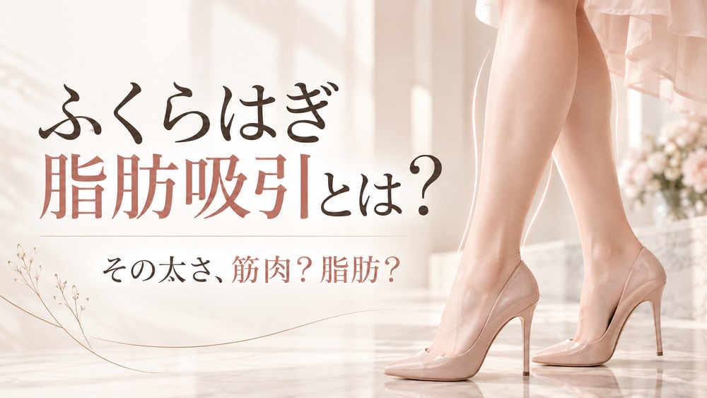 ふくらはぎ脂肪吸引とは？効果・適応・傷跡へのこだわりを徹底解説