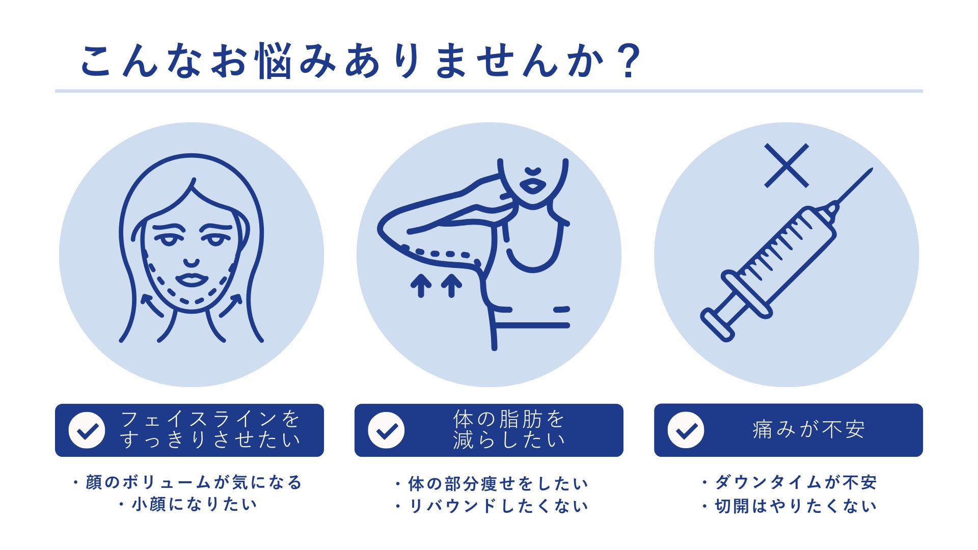 1つでも当てはまる方必見！