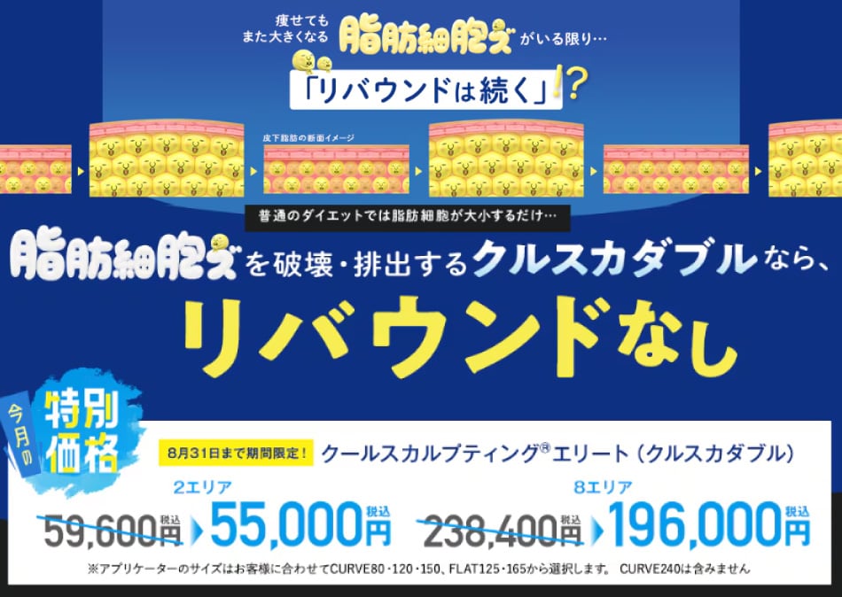 クールスカルプティングで待つだけ部分痩せ👯