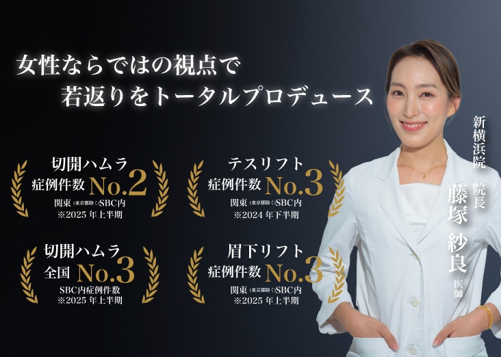 女性ならではの視点で若返りをトータルプロデュース