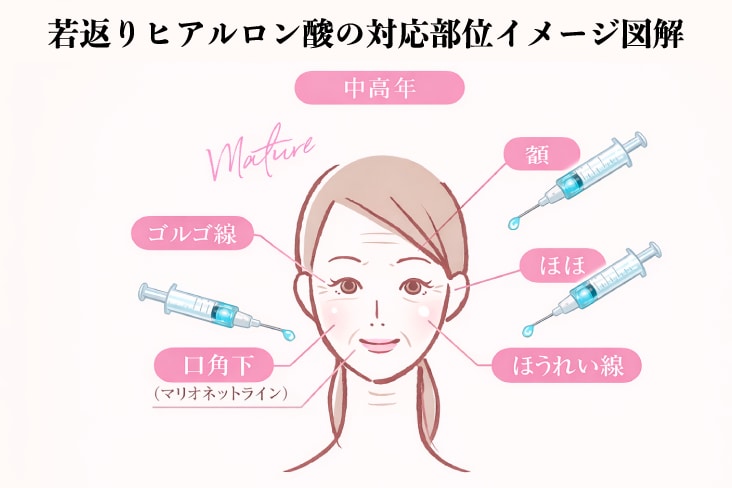 ほうれい線だけじゃない！顔全体のお悩みに対応位