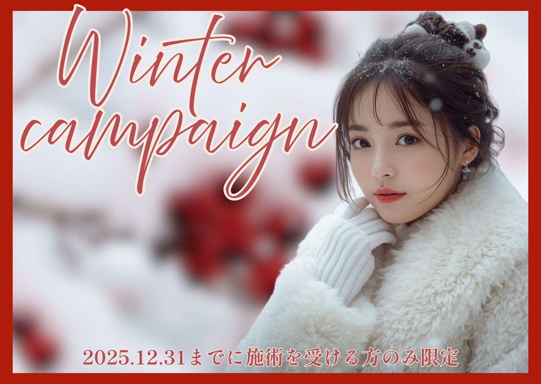 【12月キャンペーン❄️】お正月・クリスマスに向けて美容施術はいかがですか♡