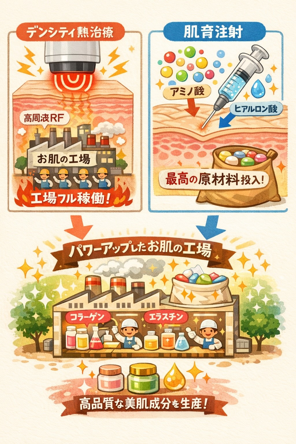 アプローチの違い