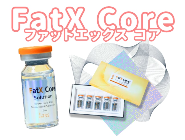 【強力な脂肪除去】FatX core（脂肪溶解注射）
