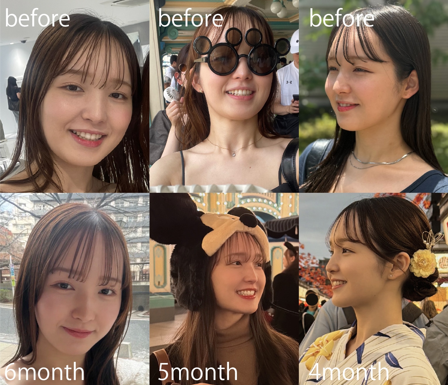 プラーベート写真の比較