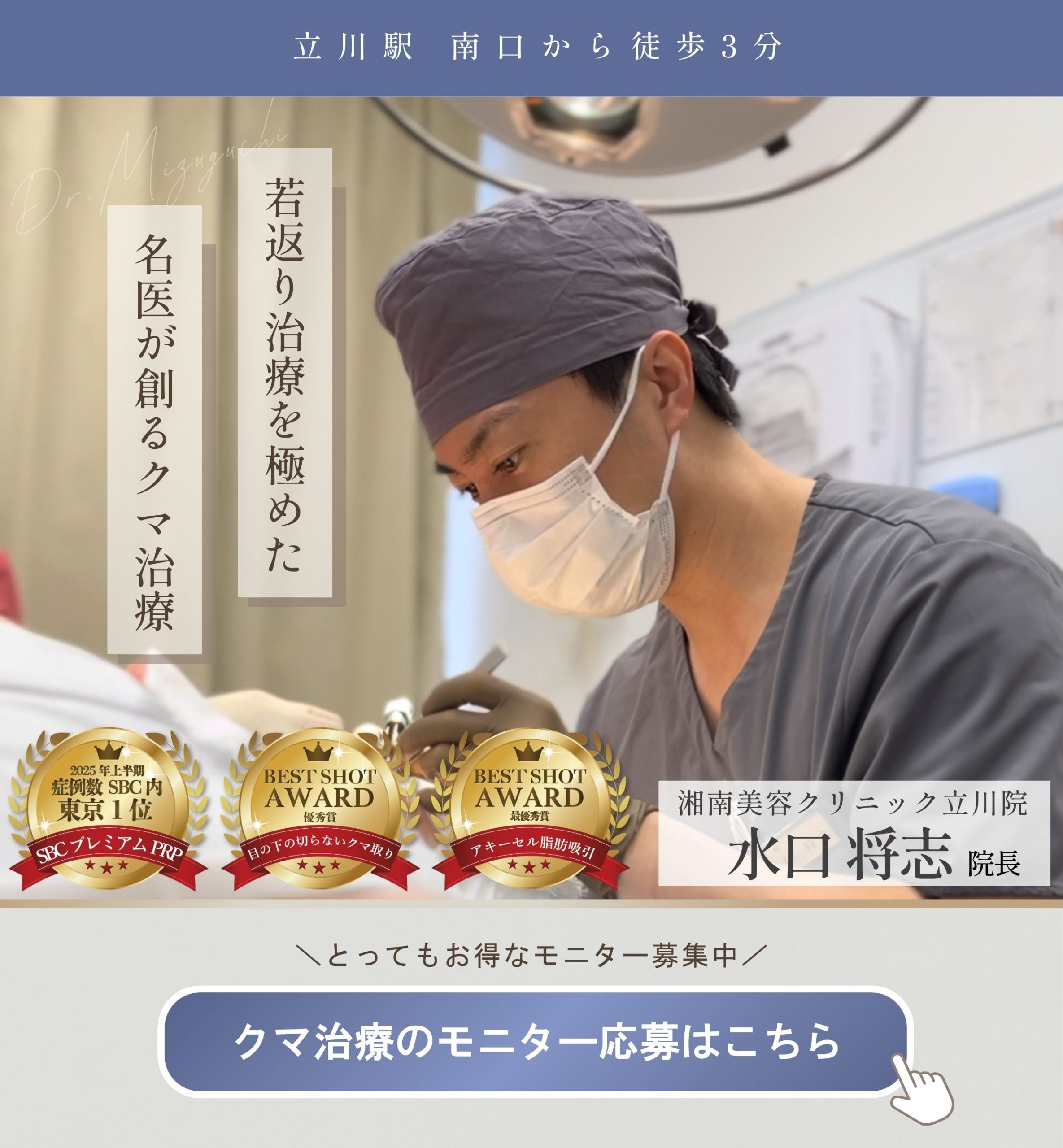 水口院長の若返り治療