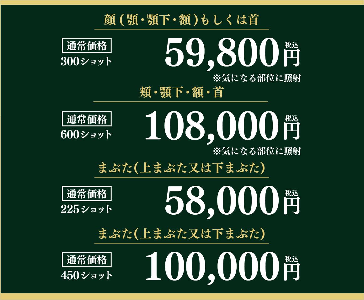 料金表