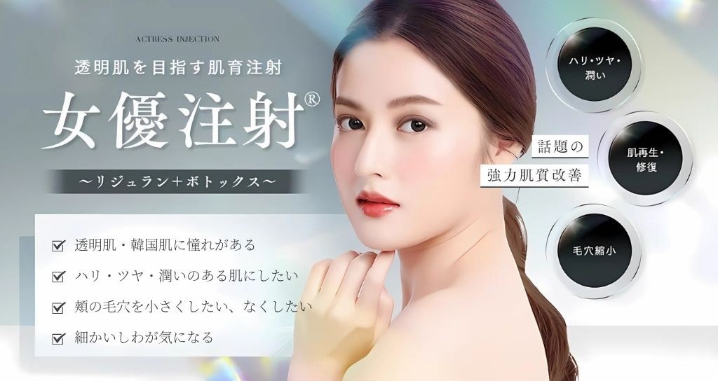①女優注射
