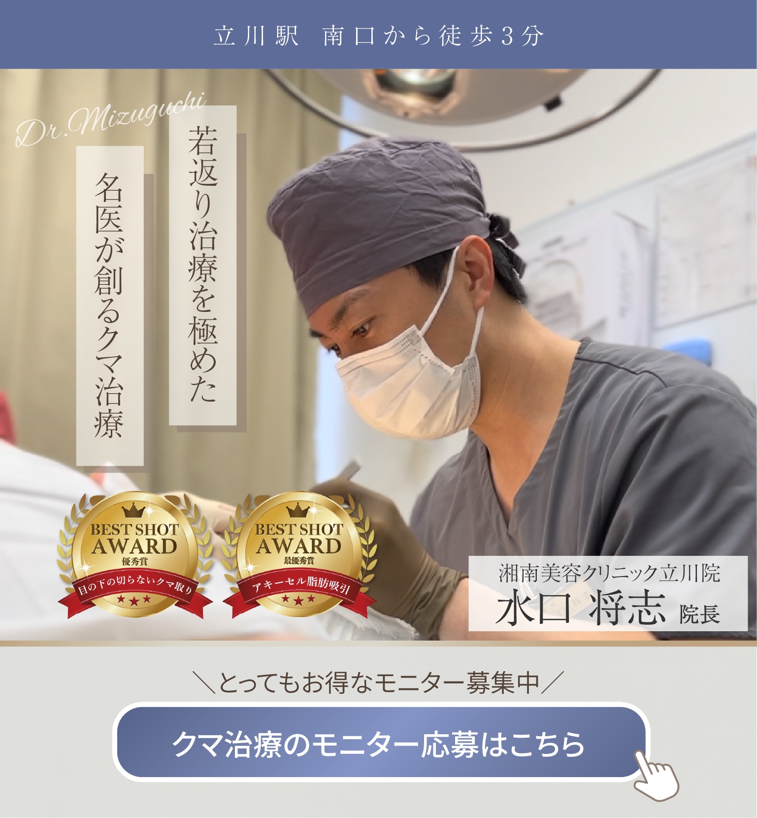 水口院長の若返り治療