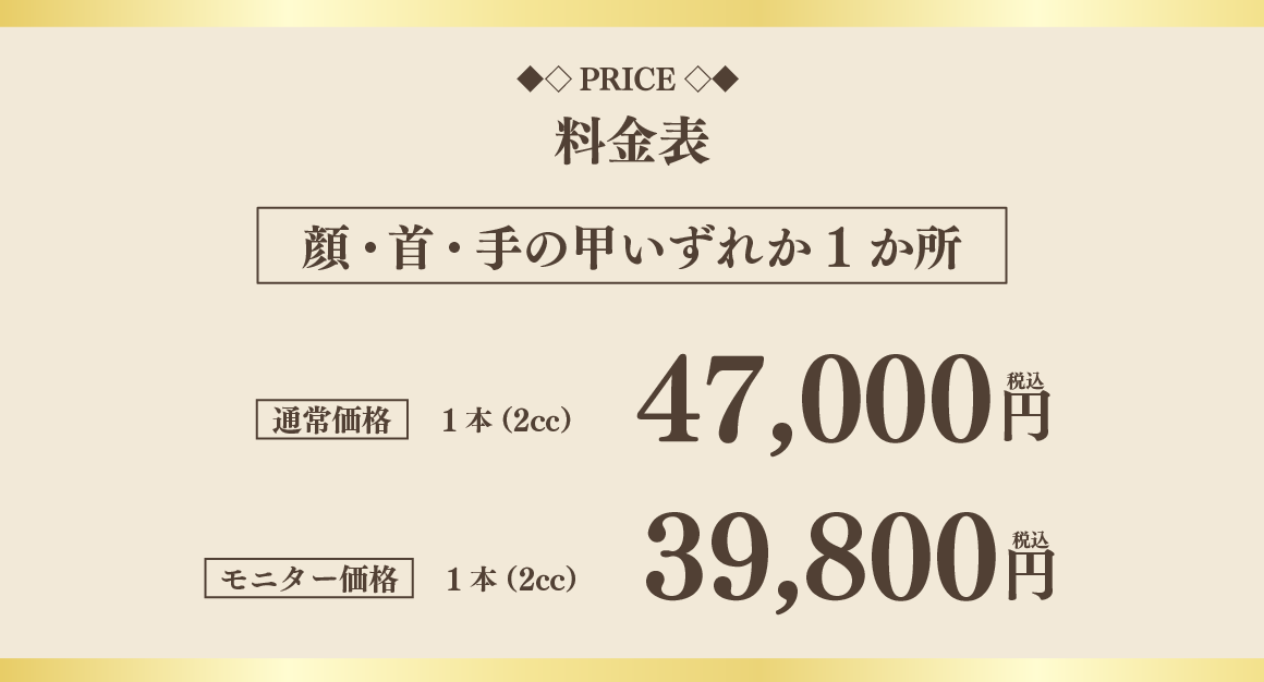 料金表