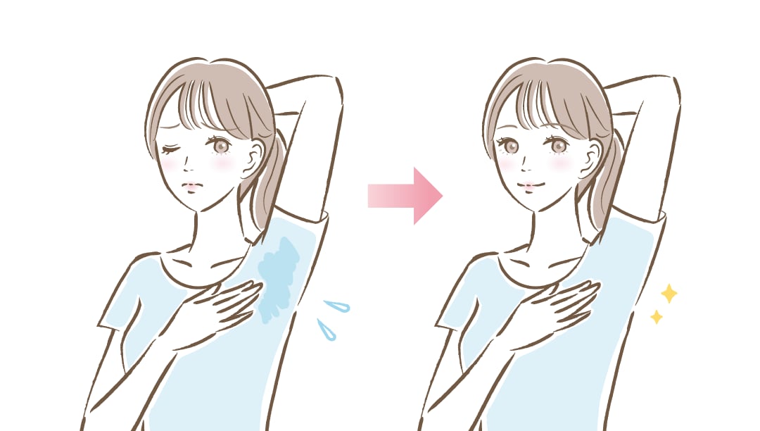 脇汗・ワキガのお悩み