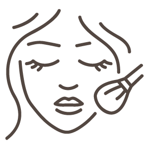 3.直後からメイクOK
