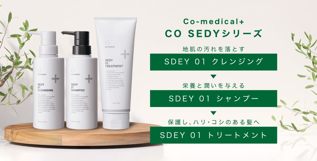 SEDY シャンプー/頭皮クレンジング/コンディショナー