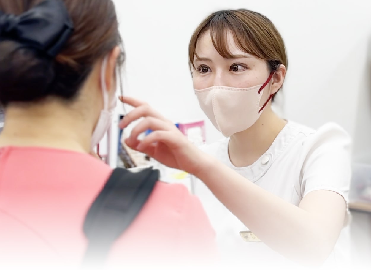 ④医師と看護師が連携、安心の施術体制