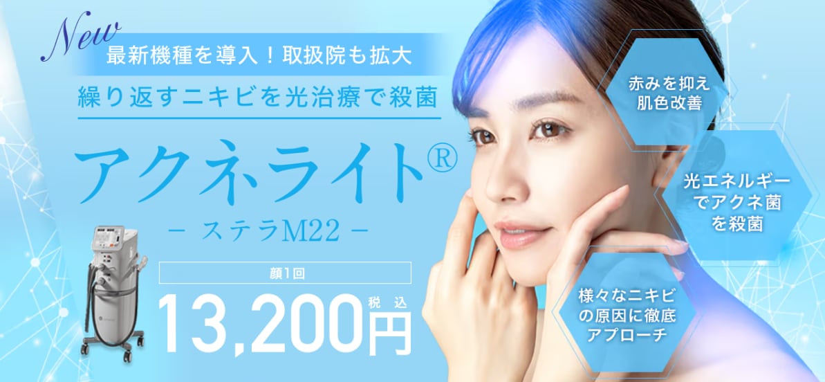 アクネライト®(ステラM22)とは?