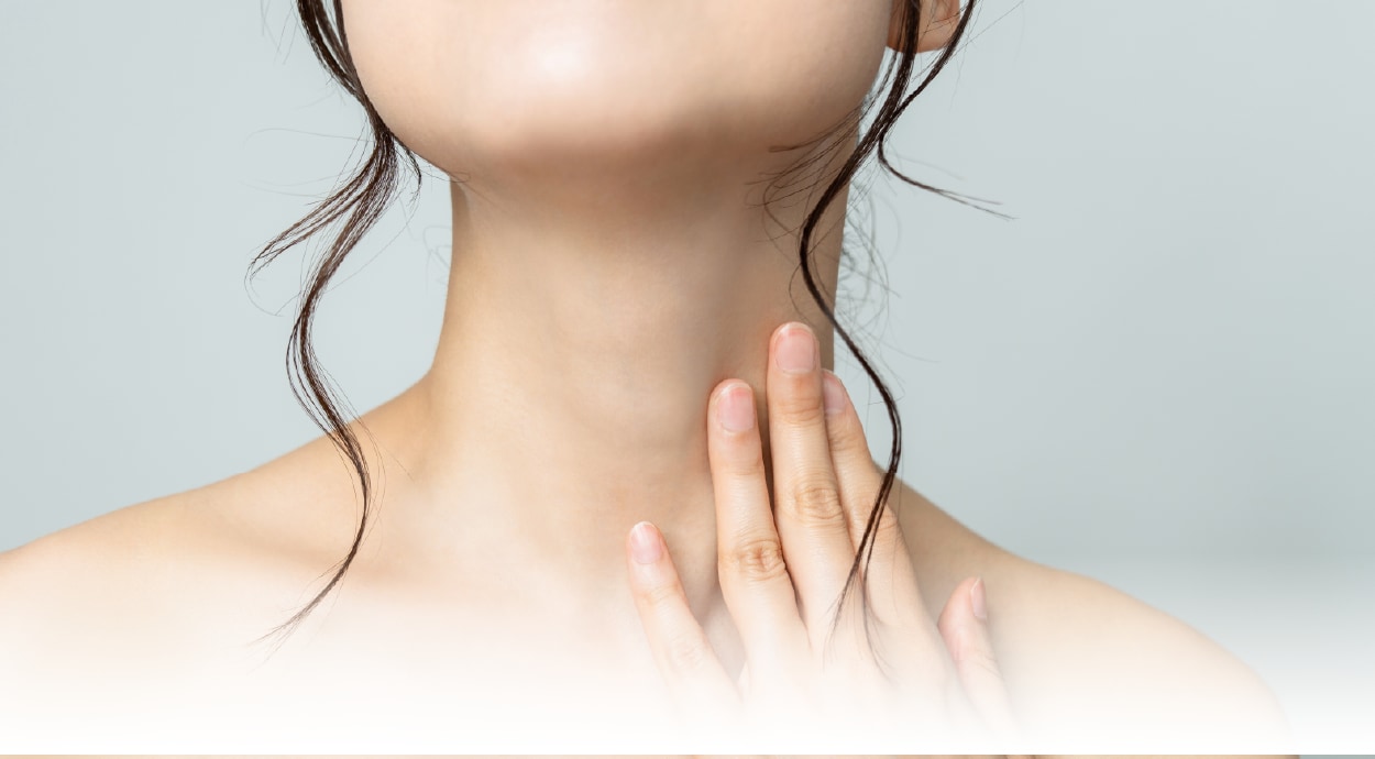 首の横じわ改善にも効果的なスキンバイブ