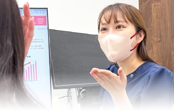 「頬こけ」が不安な方も安心！オーダーメイドの照射が可能
