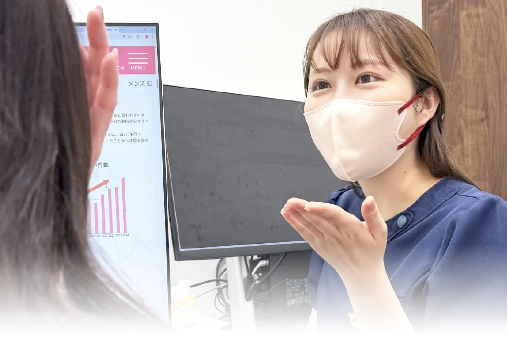 ②【オーダーメイド照射】美容医療のプロフェッショナルが担当