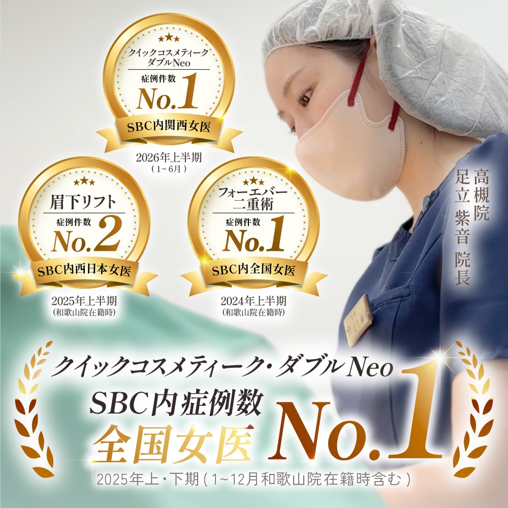 二重なら高槻院の足立紫音院長にお任せください