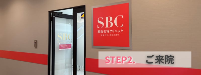 STEP 2：ご来院