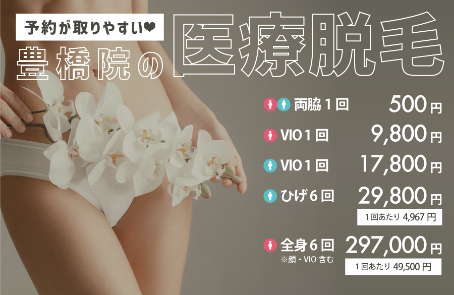 脱毛は医療。
