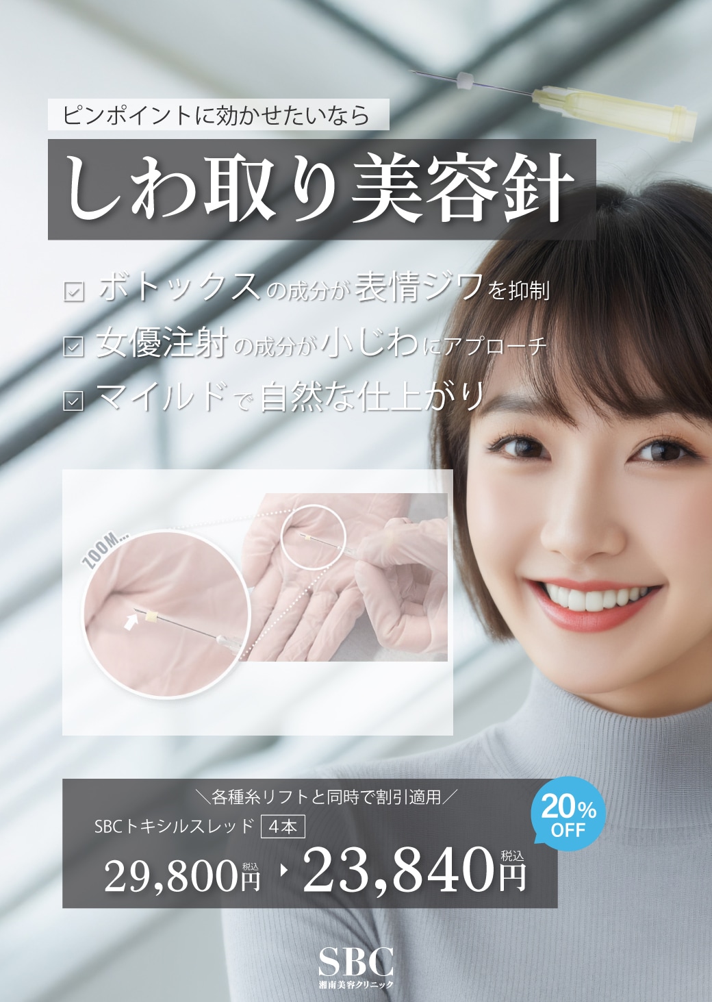 ピンポイントに効かせたいなら