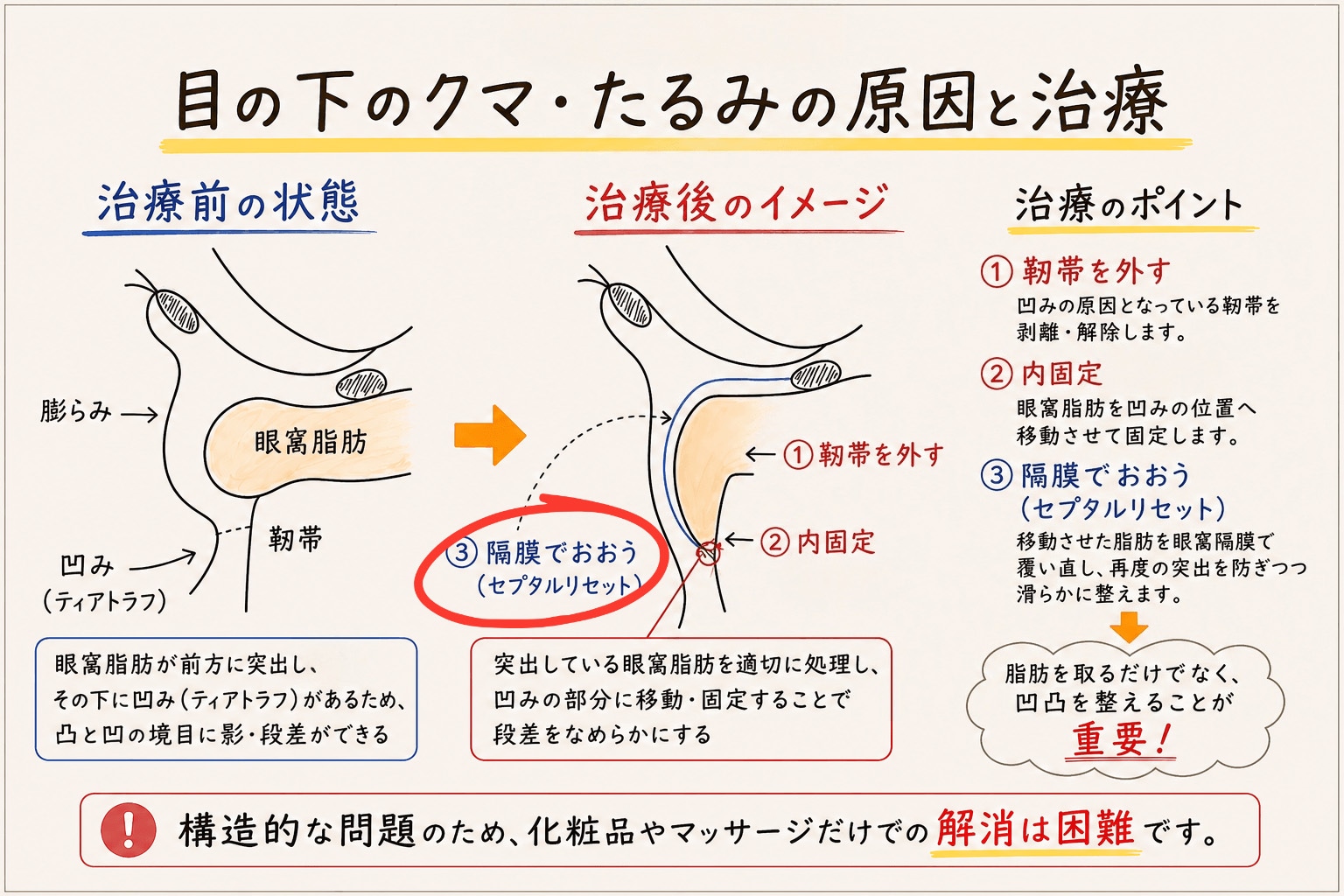狭い術野でも、内部処理を簡略化しないこだわり