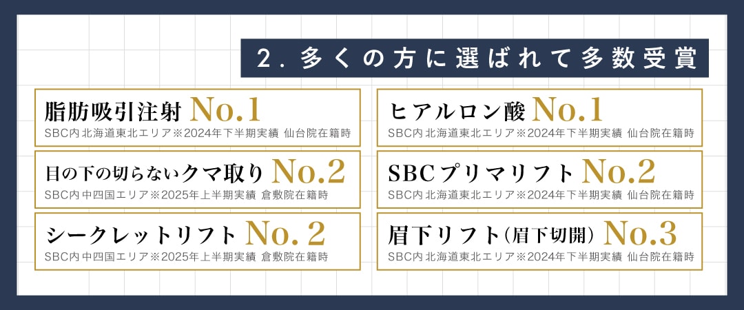 もてぎ先生が選ばれる理由②