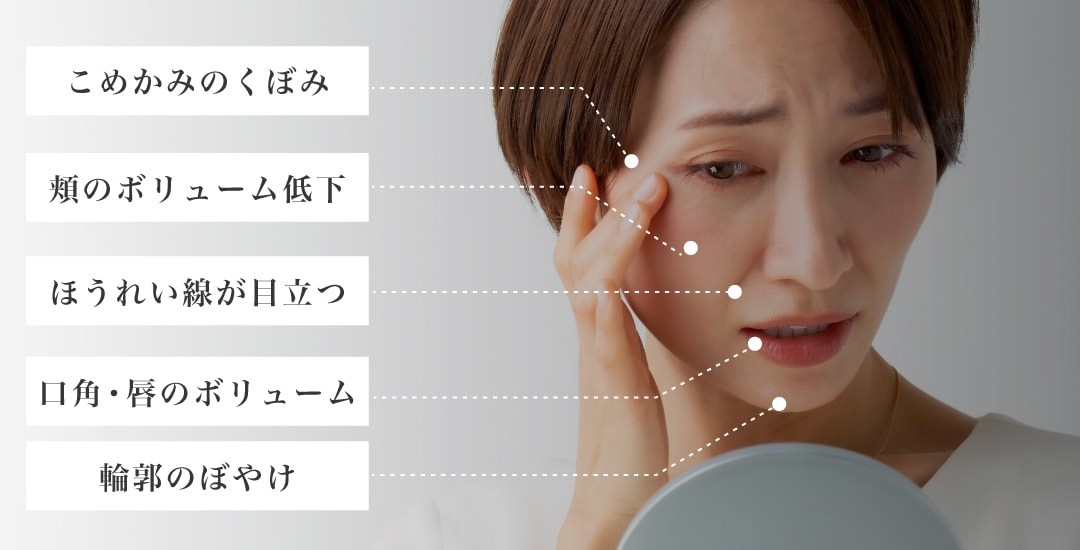 年齢を重ねるごとに気になるお悩み