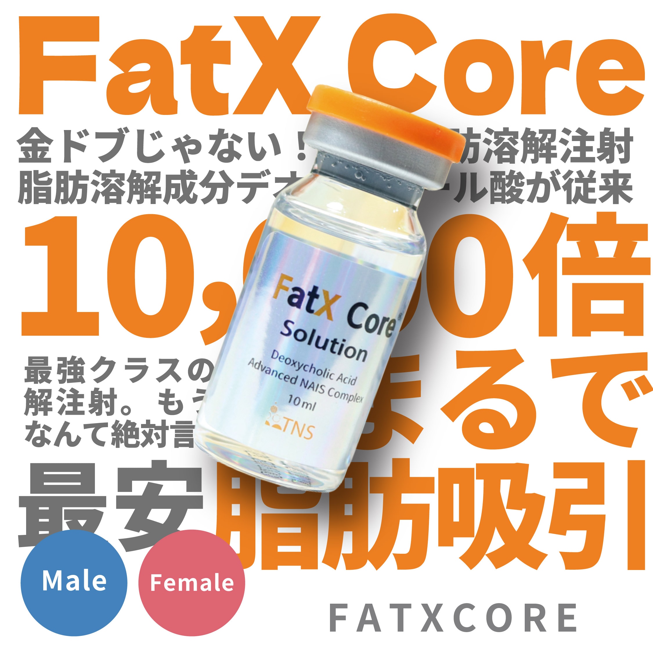 【上野エリア最安値水準】脂肪溶解注射「FatXcore」の効果はいつから？回数、料金、BNLSとの違いを徹底解説
