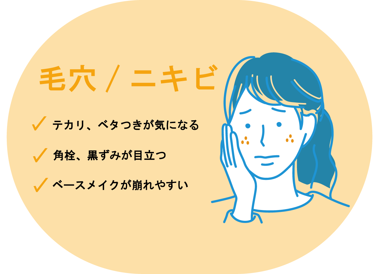 毛穴ニキビ