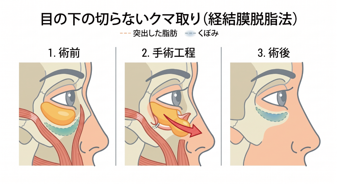 切らないクマ取り解説
