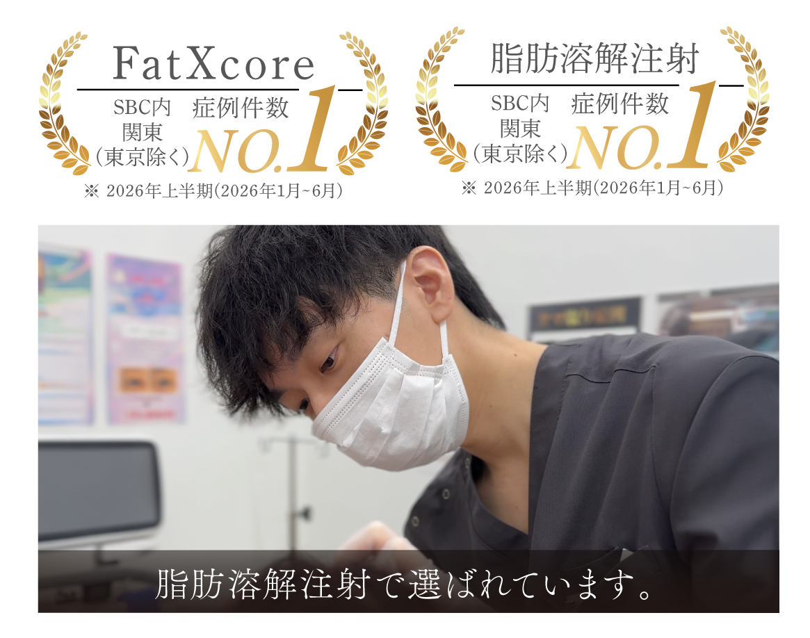 脂肪溶解注射でNo.1の選ばれています
